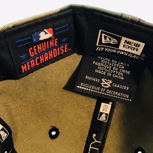 Boston Red Sox MLB Logo Hat Men's 7 1/4 New Era 59FIFTY Camouflage Baseball Cap - Picture 11 of 12